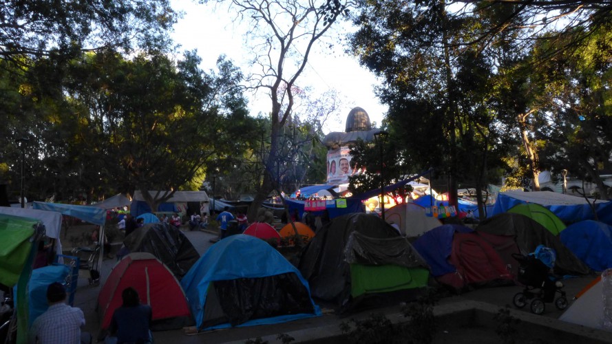 The never-ending Oaxaca protest camp
